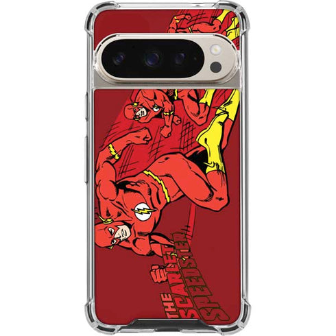 DC Comics The Flash Classic Art in Sequence Running pose Pixel 9/9 Pro Clear Case